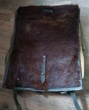 Rare Dark Fur WW2  Military Pony Backpack Tornister Rucksack 1942 picture