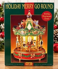 Vintage 1997 Maisto Christmas Collection Merry Go Round Carousel Holiday NEW picture