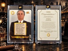 John Gotti #336 Pieces of the Past Authentic Newspaper Relic Mafia Mob 2025 Box picture