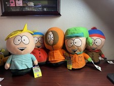 Lot of 5 official 2008 Comedy Central South Park Plush Rare Collection picture