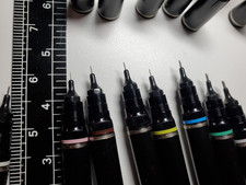 Rare Early Cleo Skribent Multi Set 8 Vintage Technical Artist Pens East Germany picture
