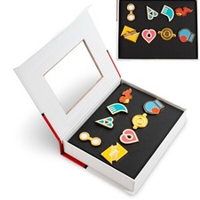 Pokemon Cartoon Anime All 8 Hoenn Gym Badges Gen. 3 for Cosplay - Collector Box picture