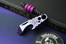 CUSTOM Koch Tools Cap Lifter - Purple Titanium Engraved w/ Scoopy Loops Bead picture