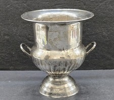 Vintage International Silver Co. Silverplate Wine Champagne Bucket India 9 1/2” picture