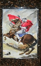 ACEO ORIGINAL OOAK HAND-DRAWN 1/1 SKETCH Stormtrooper On Horse Signed By Artist picture