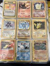 Pokémon Vintage Trading Card Collection 259 Cards + Vintage 1999 Binder picture
