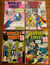 World’s Finest Comics Lot #96 #97 #106 #114 DC Superman Batman Silver Age Lo picture