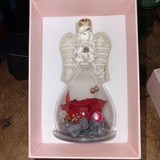 Vintage Anulunob Eternal Preserved, Rose, Angel In Original Box picture