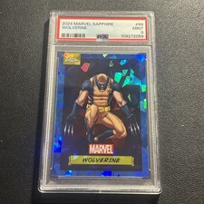 2024 Topps Chrome Marvel Sapphire #88 Wolverine PSA 9 MINT picture