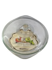 Vintage Glasbake by Jeannette 2 Qt Covered Casserole #205 picture