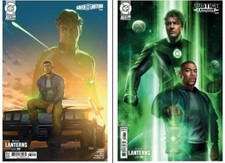 GREEN LANTERN #39 Taurin & JUSTICE LEAGUE UNLIMITED #23 Wilkins LANTERNS VARIANT picture