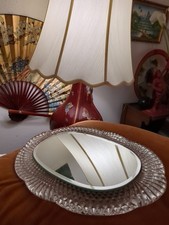 Antique Venetian Italian Murano Glass Vanity Mirror Perfume Tray 13.25x9.5x1” A+ picture