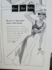1950 women's Miss Swank slip Carson Pirie & Scott & Co vintage ad  picture