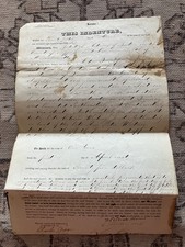 1846 CHARLES SPEAR SIGNED LAND INDENTURE - PRISONER'S FRIEND Reformer Boston picture