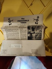 1972 THE FREEWORLD TIMES MINNEAPOLIS MINNESOTA PRISON NEWSPAPER picture