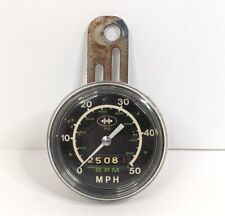 Huffy Bike Speedometer Gauge 0-50 Mph 0-800 RPM Stewart Warner #826488 3