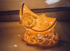 Vintage 2006 Lenox Lazy Lambs Nursery Lighted Porcelain Night Light 24kt Accent picture