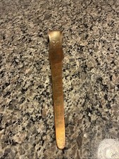 Antique Roycroft Copper Hand Hammered Letter Opener Curled End Signed picture