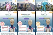 Pokémon GO Account with✨Shundo Rayquaza New York🗽BG picture