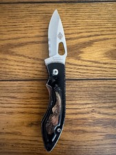 1998 vintage Harley Davidson HD-4 liner lock pocketknife, hardened 440, see/read picture