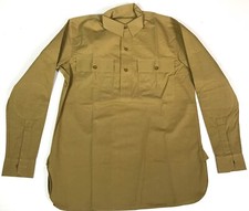 WWI US ARMY M1917 COTTON COMBAT FIELD SERVICE SHIRT-MEDIUM 40R picture