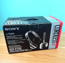 Vintage Sony Cordless Stereo Headphones MDR-IF510K, Excellent Condition Tested picture