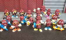 California Raisins Figure Lot of 18 Vintage 1987 1988 2001 PVC Applause CALRAB picture