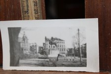 WWII Photo US Soldier Bombed Out Building Aachen Germany Oct 20, 1944 picture