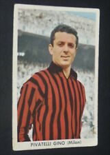 FOOTBALL SIDAM CARD 1961-1962 FOOTBALL ITALY GINO PIVATELLI MILAN AC ROSSONERI picture