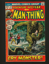 Adventure into Fear # 10 (5.5) 10/1972 Marvel 20c Picture Frame Key Bronze-Age picture