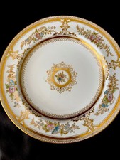 Gorgeous Antique Wedgwood Porcelain Tazza Compote Cake Stand Elaborate Gold picture