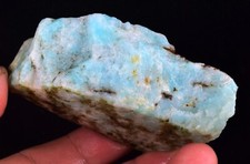 126 Gram AMAZONITE ROUGH PERU HIGH QUALITY MINERAL SPECIMEN NATURAL EB81 picture