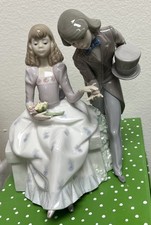 Lladro 5409 Courting Time RETIRED Mint  No Box Glossy Rare L@@K picture