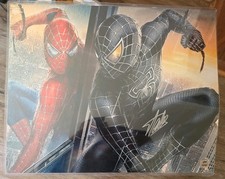 *STAN LEE  AUTOGRAPHED MARVEL SPIDERMAN 16x20 photo METALLIC  picture