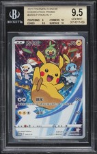 2021 Pokemon TCG T-Chinese Cheers Pack PROMO 045/S-P Pikachu Holo BGS 9.5 picture