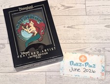 Disney Featured Artist Collection 2006 Ariel Grotto Reflections Pin Jumbo LE 750 picture
