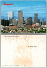 Continental Downtown Denver Colorado Skyline Buildings Postcard picture