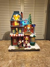Disney Christmas Village Musical Toy Shop Disney Musical House 5967785 NIB 2024 picture