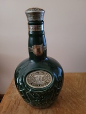 TAX STRIP I-549 VINTAGE CHIVAS BROTHERS ROYAL SALUTE 21 YEAR OLD GREEN SPODE picture