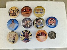 Set of 10 1.5’ Retro Scooby Doo Buttons/ Pins Vintage Buttons Cartoons 80's picture
