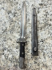 Chilean m1912 Mauser Bayonet w/ Scabbard for 7mm Mfg 1912-13 & Crest OE WG picture
