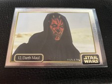 1999 Ikon Star Wars Episode 1 Darth Maul #12 Silver Parallel CHASE NM or Better picture