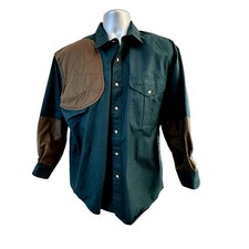 Filson 550 Padded Long Sleeve Heavy 100% Cotton Shooting Shirt Men's Size L picture
