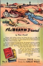 1940s Book Advertising Linen Postcard 