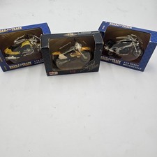 Maisto 1:18 Motorcycle Model Lot Road & Track Special Edition 3 Bikes picture