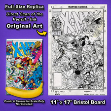 X-MEN #3 (1991) Cover Art 🔥 JIM LEE 11