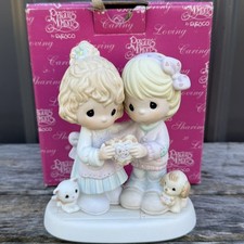 Precious Moments True Friends Share One Heart figurine #4003164, 2005 With Box picture