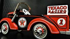 Ford MINI Pedal Car Texaco Oil Gas Promo Ad Race Car Metal Pickup Truck Vintage picture