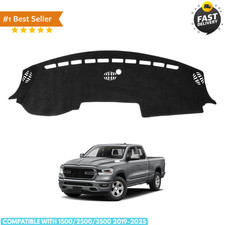 Dash Cover Mat Compatible with Dodge RAM 1500/2500/3500 2019 2020 2021 2022 2023 picture