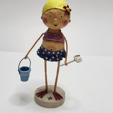 Lori Mitchell Bathing Beauty Summer Sun Beach Girl Figurine has some damage picture
